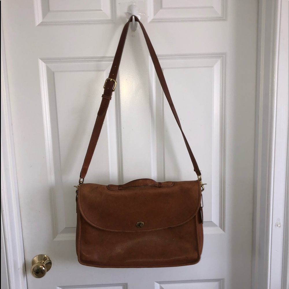 VTG Coach Brown Brief Case